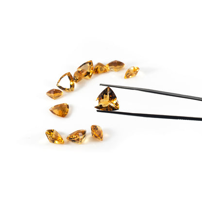 Natural Citrine Calibrated Trillions | 5mm & 6mm