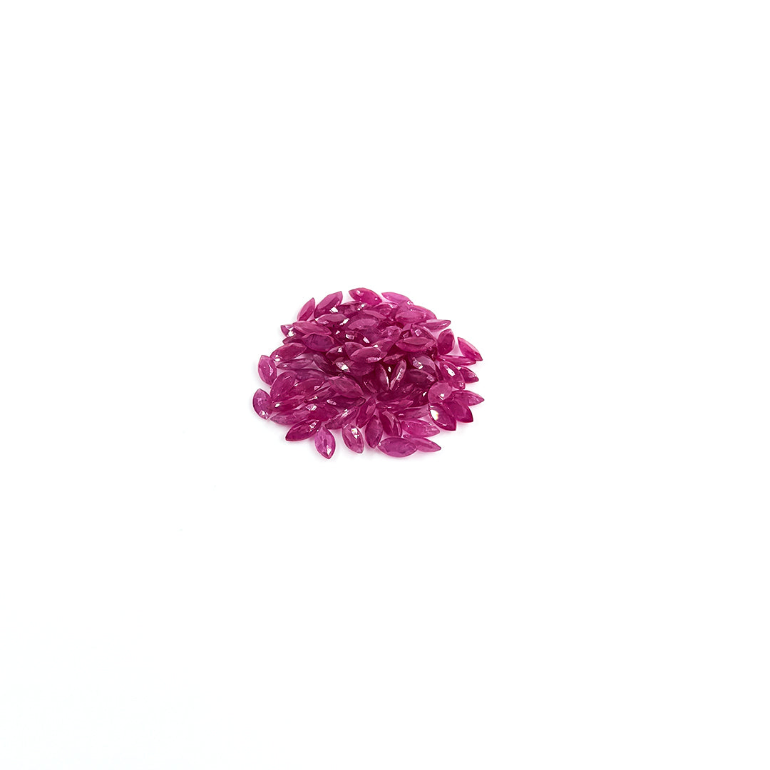 Natural African Untreated Ruby Calibrated Marquise | 2.5x5mm & 3x6mm