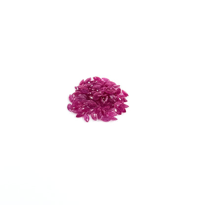 Natural African Untreated Ruby Calibrated Marquise | 2.5x5mm & 3x6mm