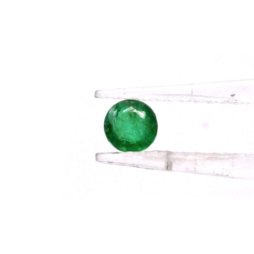 Natural Zambian Emerald Calibrated Round | 3mm & 3.5mm