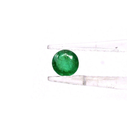 Natural Zambian Emerald Calibrated Round | 3mm & 3.5mm