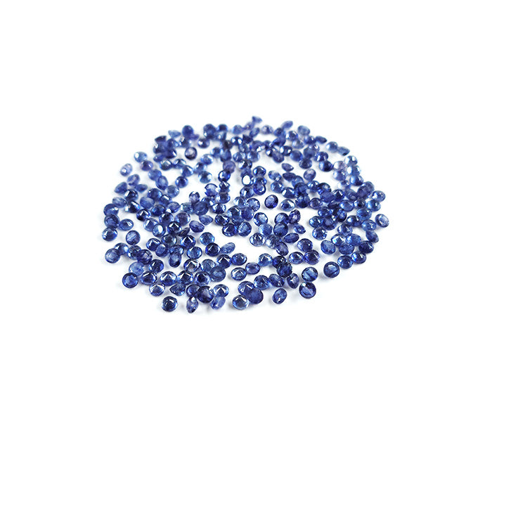 Natural Bangkok Blue Sapphire Calibrated Rounds | 3mm & 4mm