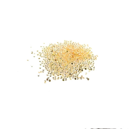 Natural Untreated Honey Sapphire Calibrated Diamond Cut Rounds | 1.5mm & 1.75mm