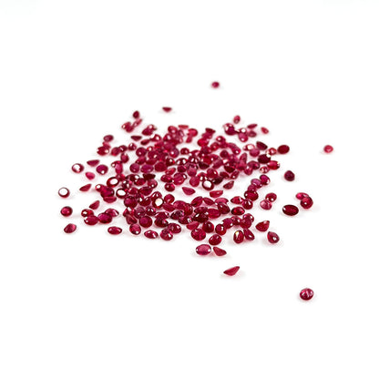 Natural Bangkok Ruby Calibrated Ovals, 2x3mm