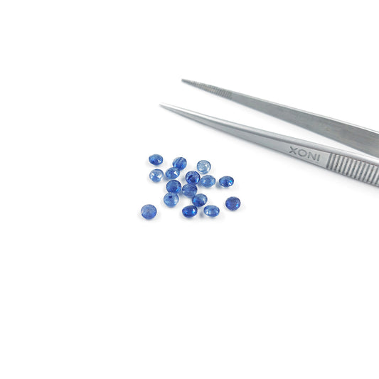 Natural  Bangkok Blue Sapphire Calibrated briolette Rounds | 3mm & 4mm