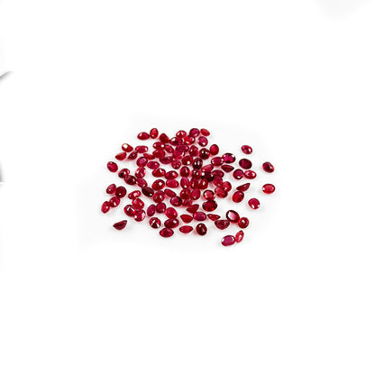 Natural Bangkok Ruby Calibrated Ovals | 3x4mm & 4x5mm