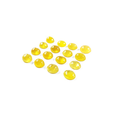 Natural Bangkok Yellow Sapphire Calibrated  Ovals | 7x5mm & 8x6mm