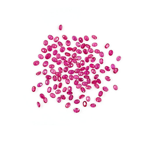 Natural Bangkok Ruby Calibrated Ovals | 5x6mm & 6x7mm