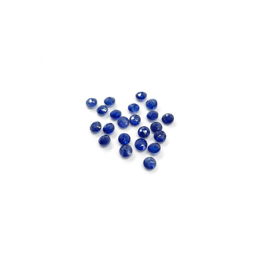 Natural  Bangkok Blue Sapphire Calibrated briolette Rounds| 3mm & 4mm