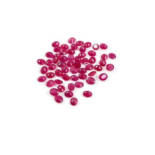 Natural Bangkok Ruby Calibrated Ovals | 5x6mm & 6x7mm