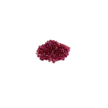 Natural Bangkok Ruby Calibrated Rounds |  2mm-2.5mm