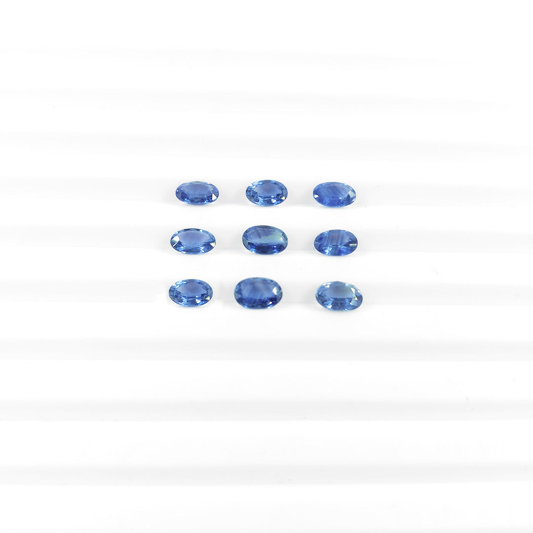 Natural Untreated Blue Sapphire Calibrated Ovals | 3x5mm & 4x6mm