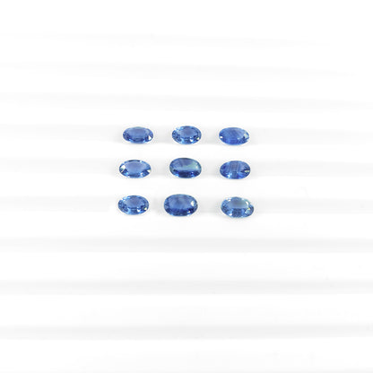 Natural Untreated Blue Sapphire Calibrated Ovals | 3x5mm & 4x6mm