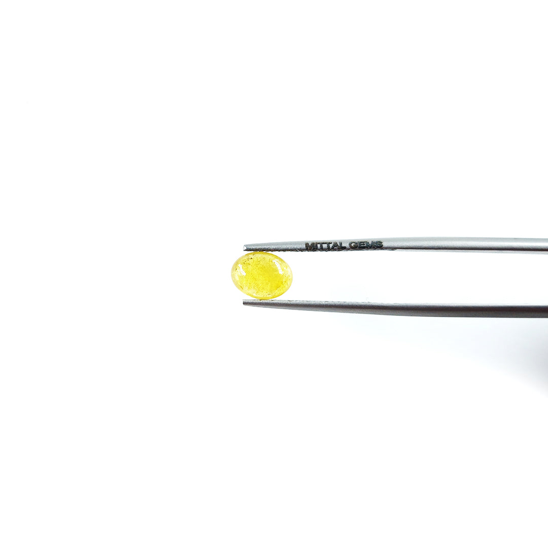 Natural Bangkok Yellow Sapphire Calibrated  Ovals | 7x5mm & 8x6mm