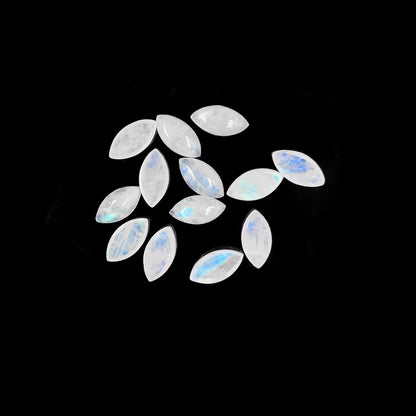 Natural Moon Stone Calibrated Cabochons Marquise | 6x12mm & 7x14mm