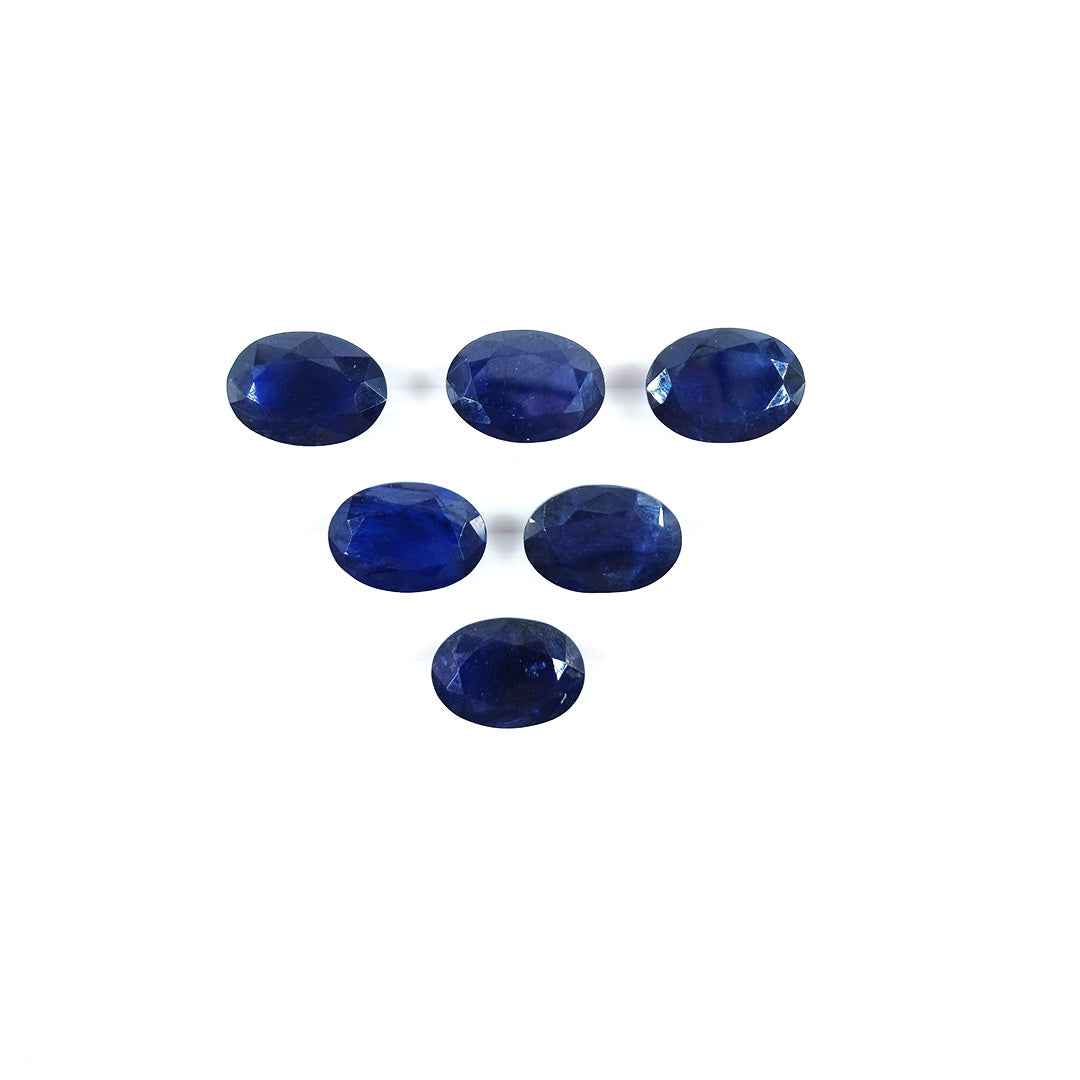 Natural  Bangkok Blue Sapphire Calibrated Ovals