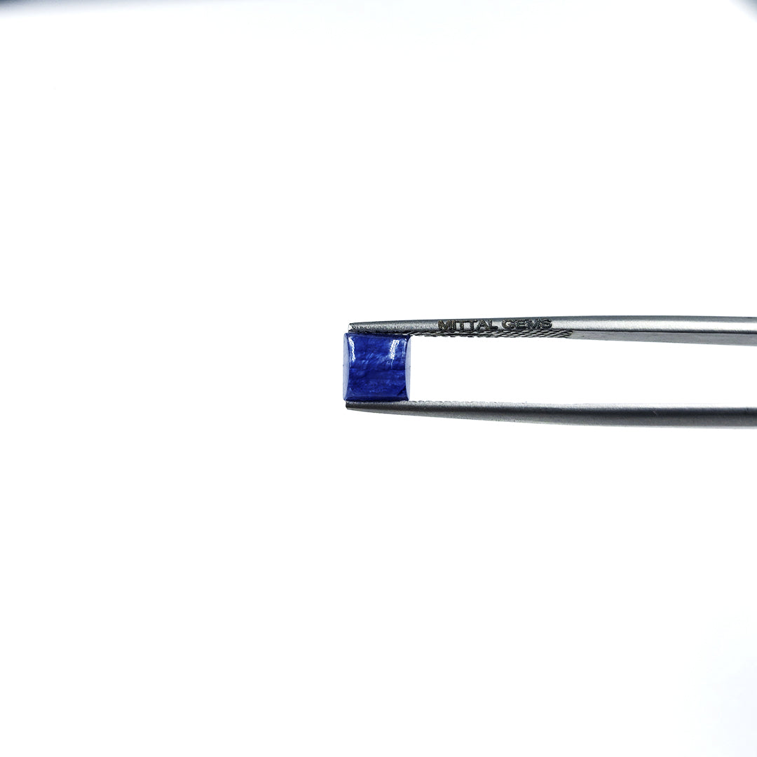 Natural  Bangkok Blue Sapphire Calibrated Cabochon Squares | 5mm & 6mm