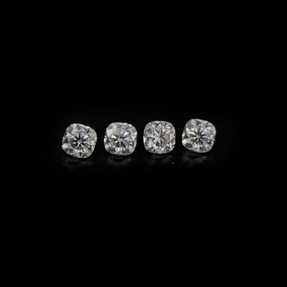 Moissanite Calibrated Cushions | 7mm & 8mm