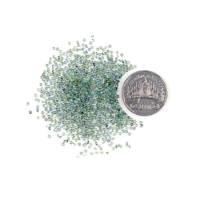 Natural Untreated Teal Sapphire Calibrated Diamond Cut Rounds | 1mm & 1.25mm