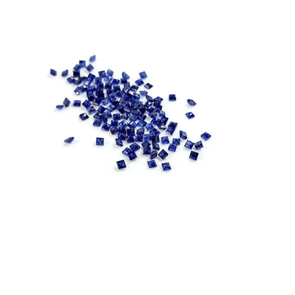 Natural  Bangkok Blue Sapphire Calibrated Squares 2.5mm