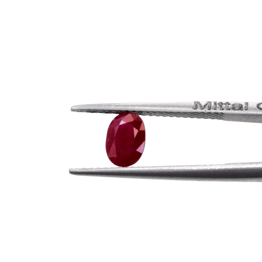 Natural African Untreated Calibrated Ruby Ovals | 7x9mm