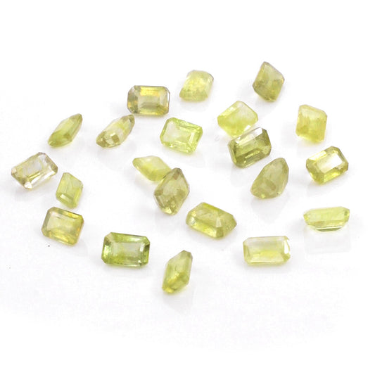 Natural Bangkok Yellow Sapphire Calibrated Octagons | 9x11mm & 10x12mm