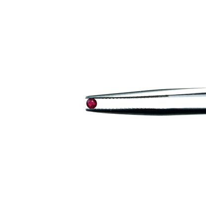 Natural Burma Untreated Ruby Calibrated Rounds | 2mm & 3mm