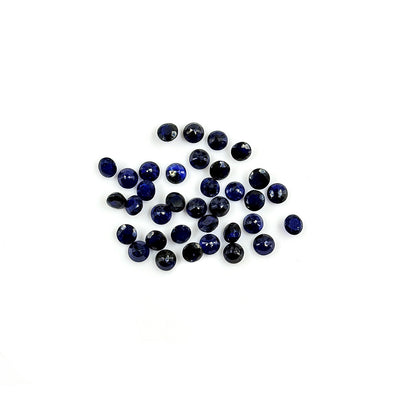 Natural  Bangkok Blue Sapphire Calibrated Rounds | 5mm & 6mm