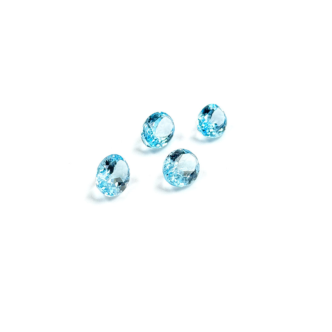 Natural Blue Topaz Calibrated Ovals 10x14mm