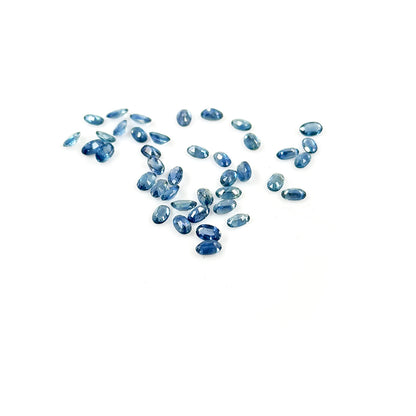 Natural  Bangkok Untreated Blue Sapphire Calibrated Ovals | 3x5mm & 6x4mm