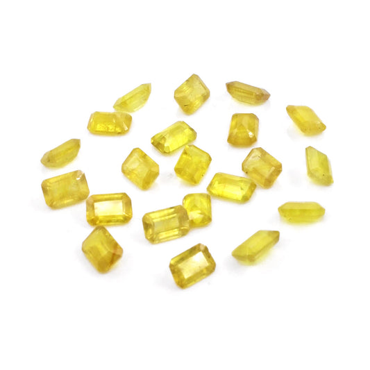 Natural Bangkok Yellow Sapphire Calibrated Octagons | 9x11mm & 10x12mm