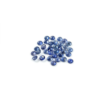 Natural  Bangkok Blue Sapphire Calibrated Rounds | 5mm & 6mm