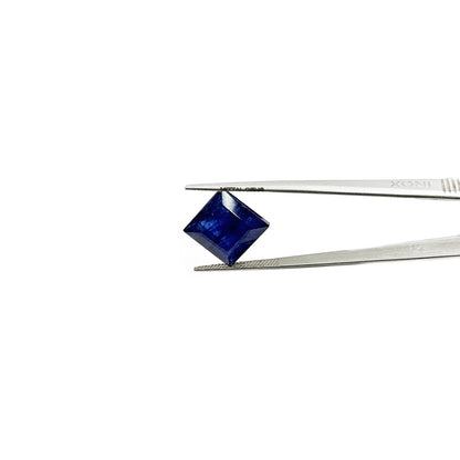 Natural  Bangkok Blue Sapphire Calibrated Squares | 13mm & 14mm