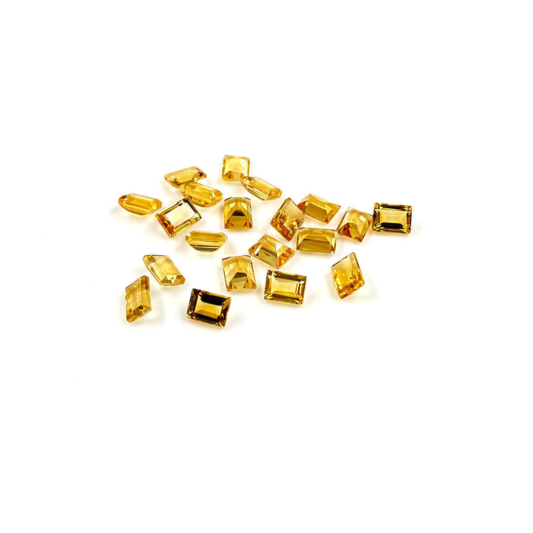 Natural Citrine Calibrated Baguettes | 5x7mm & 6x8mm