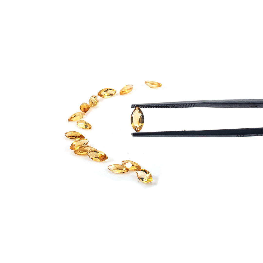 Natural Citrine Calibrated Marquise | 4x8mm & 5x10mm