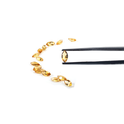 Natural Citrine Calibrated Marquise | 4x8mm & 5x10mm