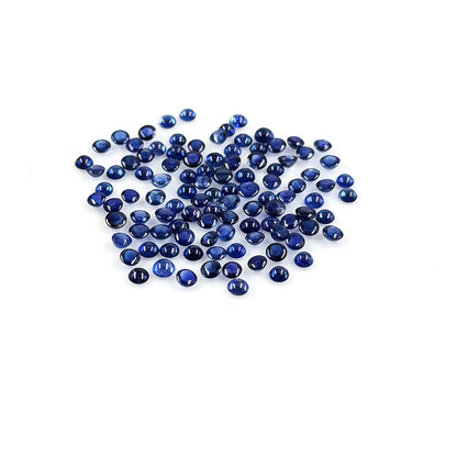 Natural Untreated Blue Sapphire Calibrated Rounds | 3mm & 3.5mm