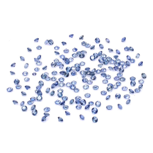 Natural Untreated Blue Sapphire Calibrated Rounds | 2mm