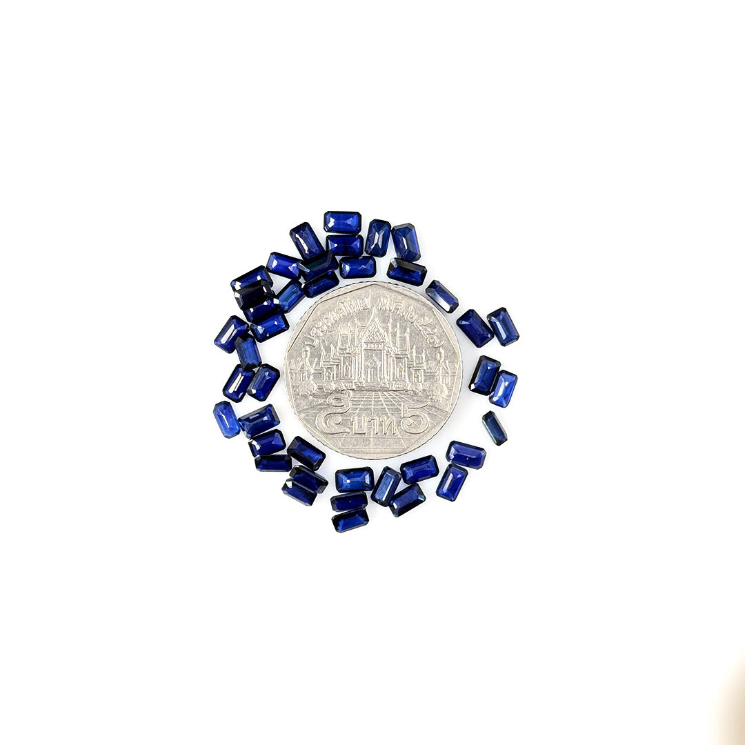 Natural  Bangkok Blue Sapphire Calibrated Octagons