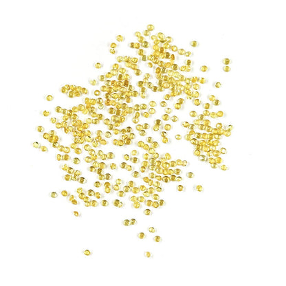 Natural Nigerian Untreated Yellow Sapphire Calibrated Rounds 2mm