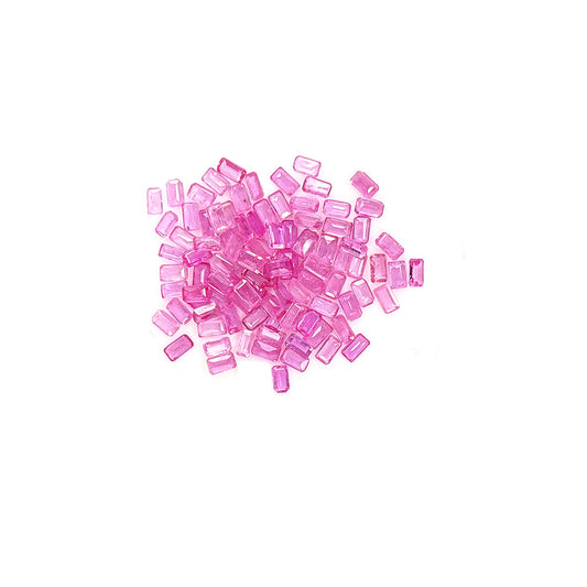 Natural Mozambique Pink Sapphire Calibrated Octagons | 3x5mm & 4x6mm