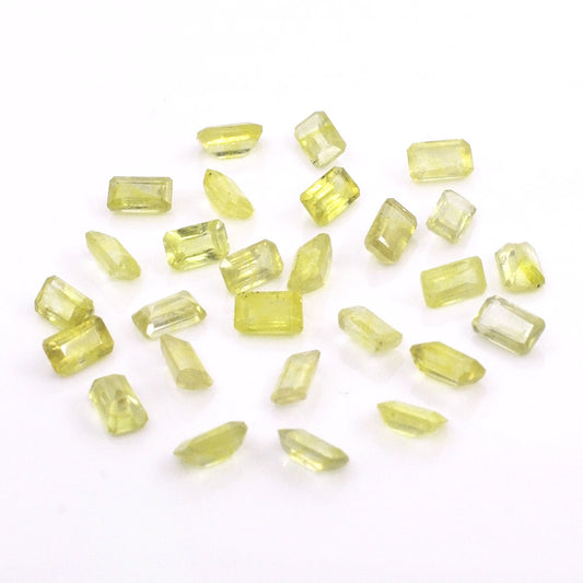 Natural Bangkok Yellow Sapphire Calibrated Octagons | 5x7mm & 6x8mm