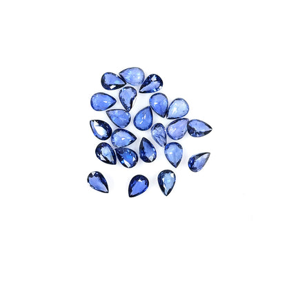 Natural Bangkok Blue Sapphire Calibrated Pears | 3x5mm & 4x6mm