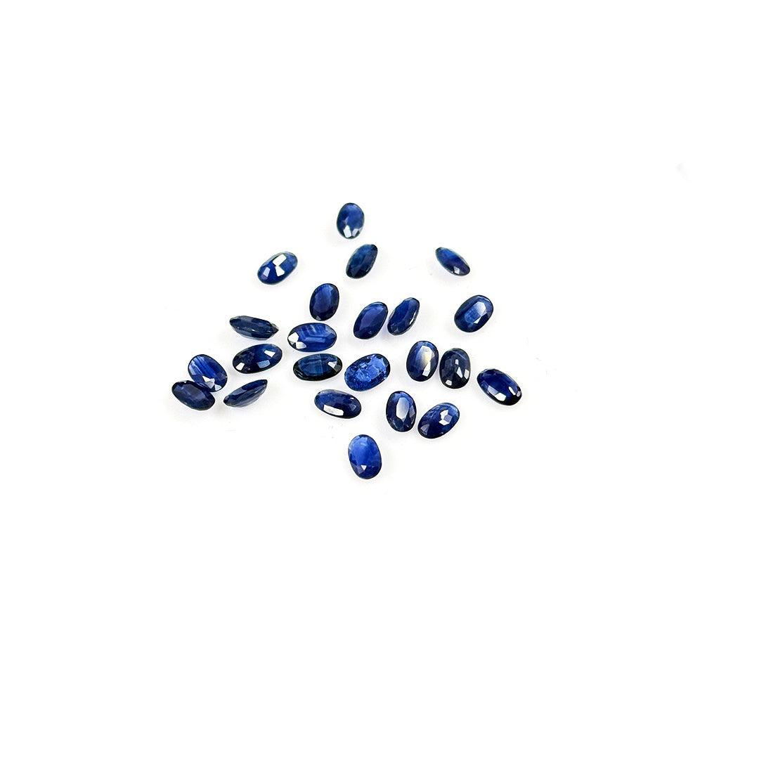 Natural  Bangkok Untreated Blue Sapphire Calibrated Ovals | 3x5mm & 6x4mm