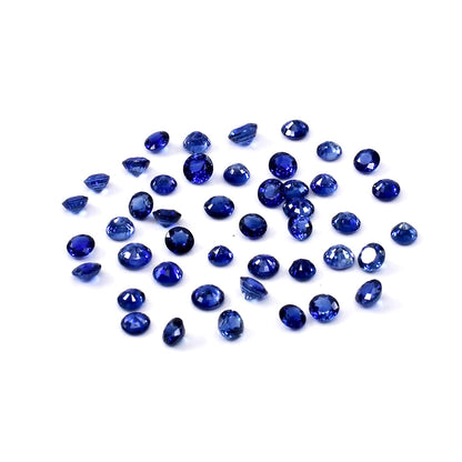 Natural Ceylon Untreated Blue Sapphire Calibrated Rounds | 3mm & 3.5mm