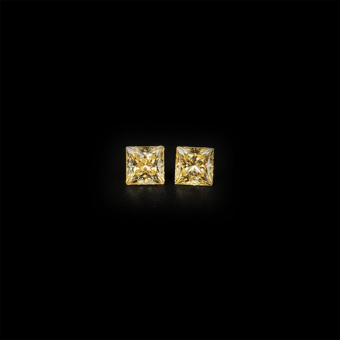 Moissanite Calibrated Squares | 6mm & 7mm