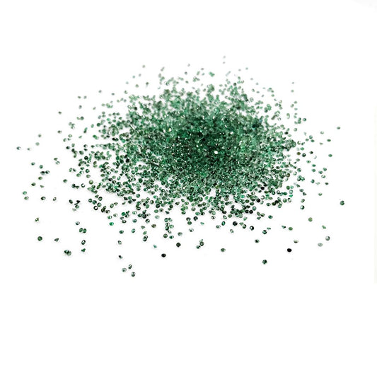 Natural Zambian Emerald Calibrated Rounds | 1mm & 1.25mm