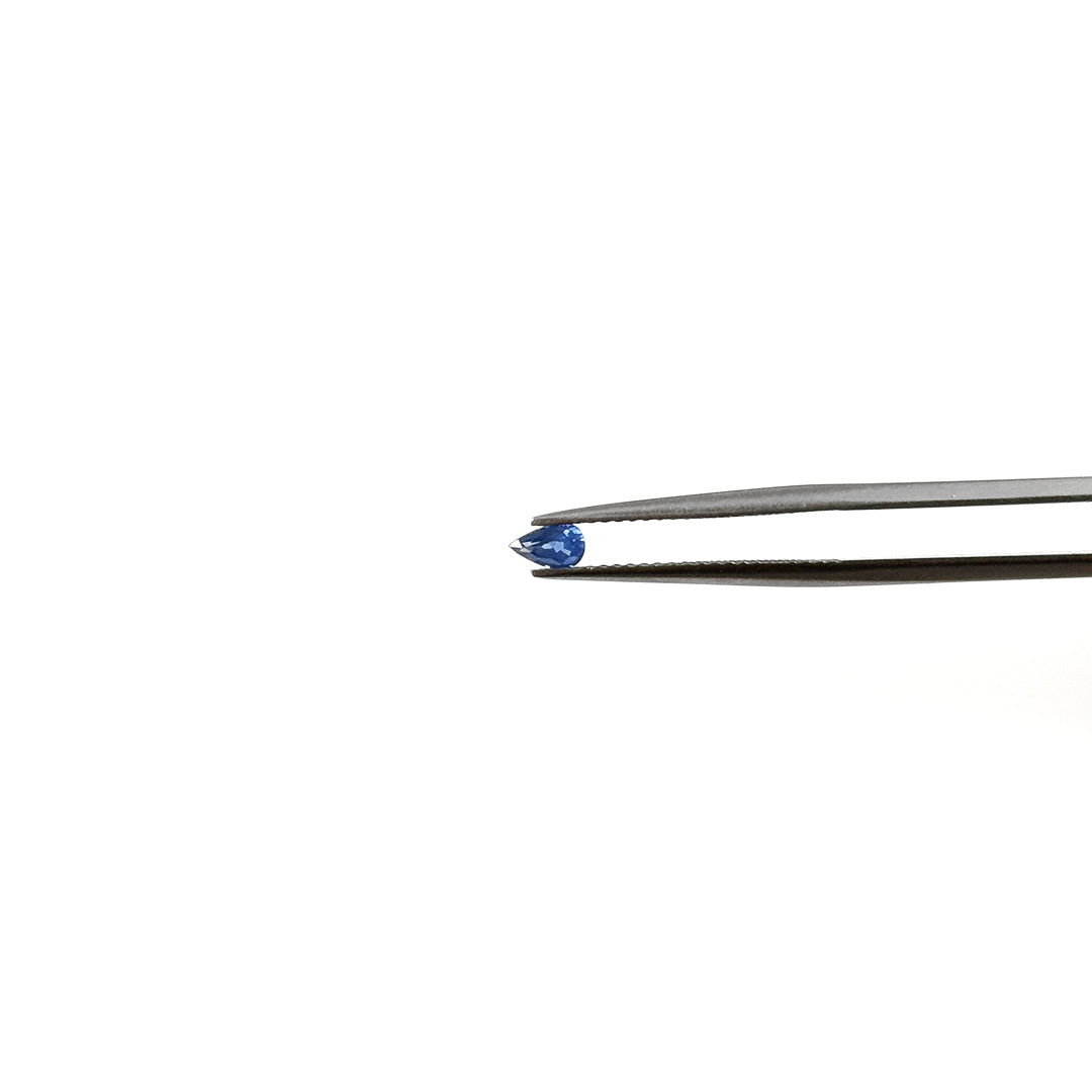 Natural Bangkok Untreated Blue Sapphire Calibrated Pears | 3x5mm & 6x4mm