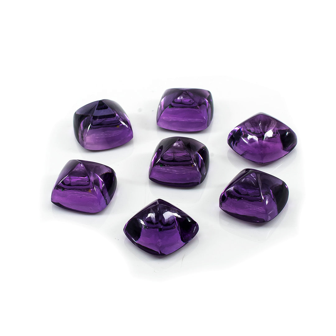 Natural Brazil Amethyst Calibrated Sugar Loafs | 8mm & 9mm