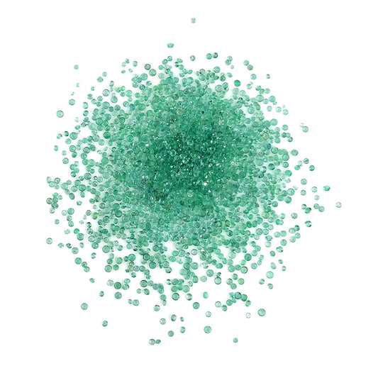 Natural Zambian Emerald Calibrated Rounds | 1.5mm & 1.75mm